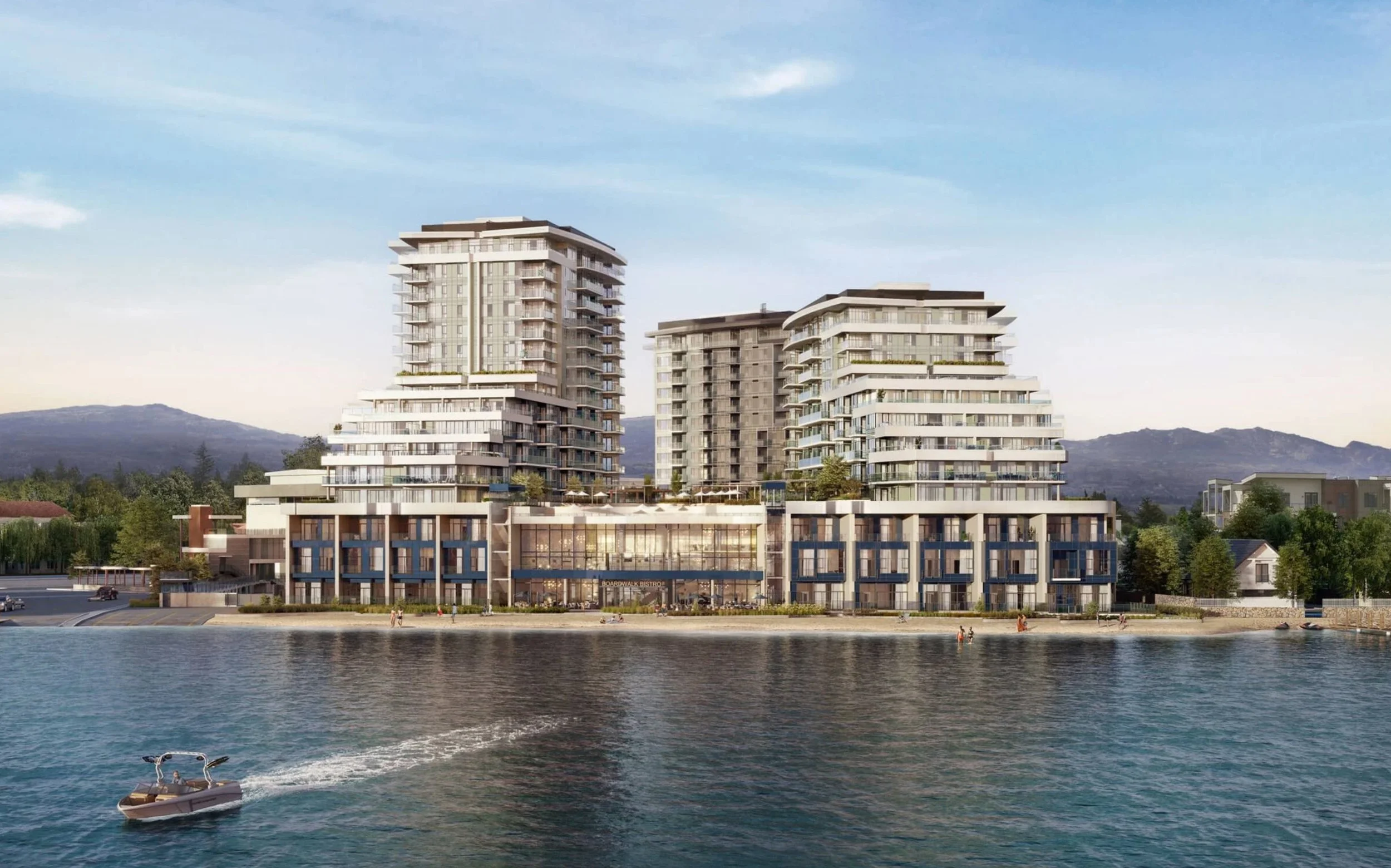 Aqua 2 waterfront high-rise exterior cladding project by L2 Group