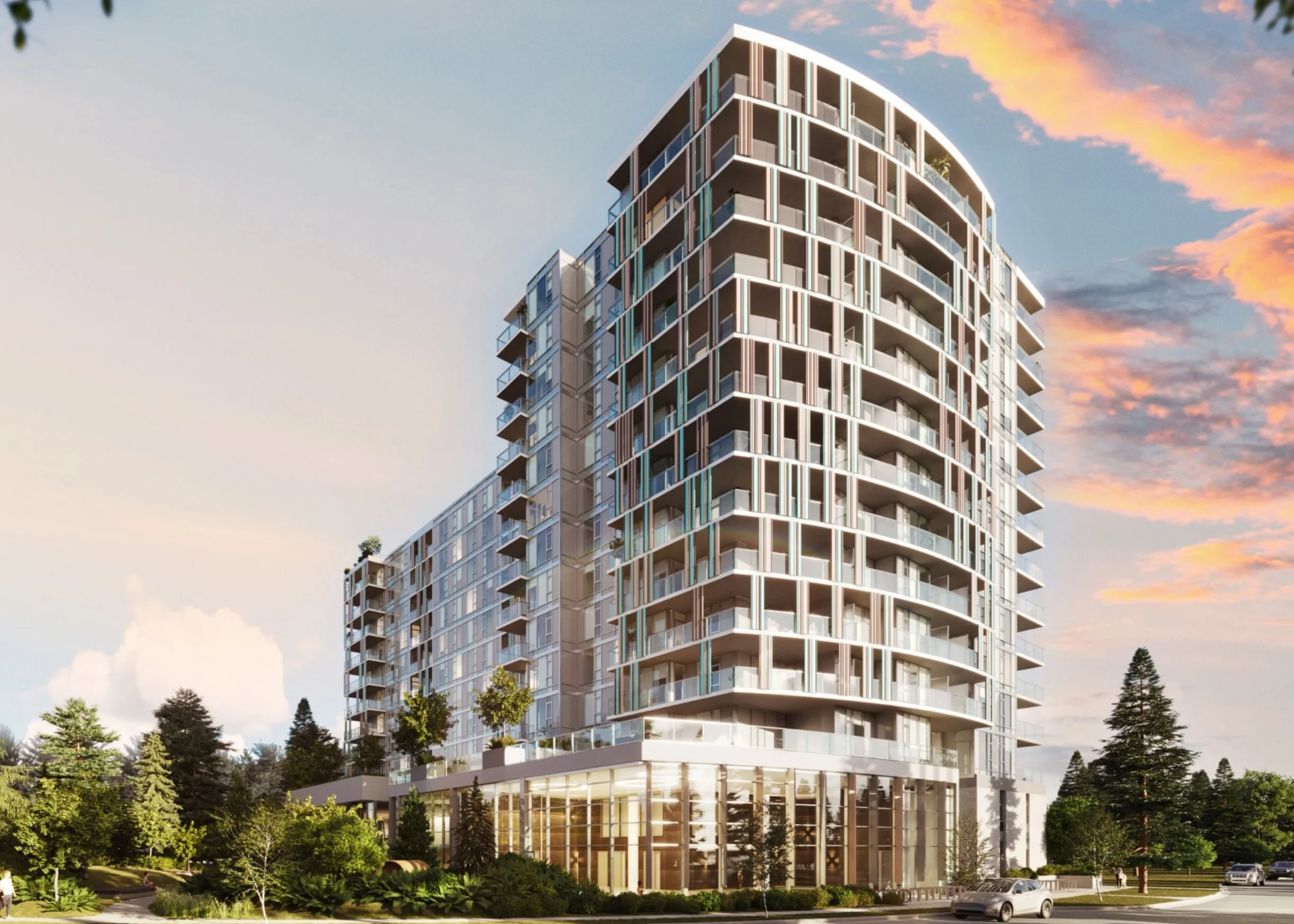 Talistar mid-rise exterior cladding project by L2 Group