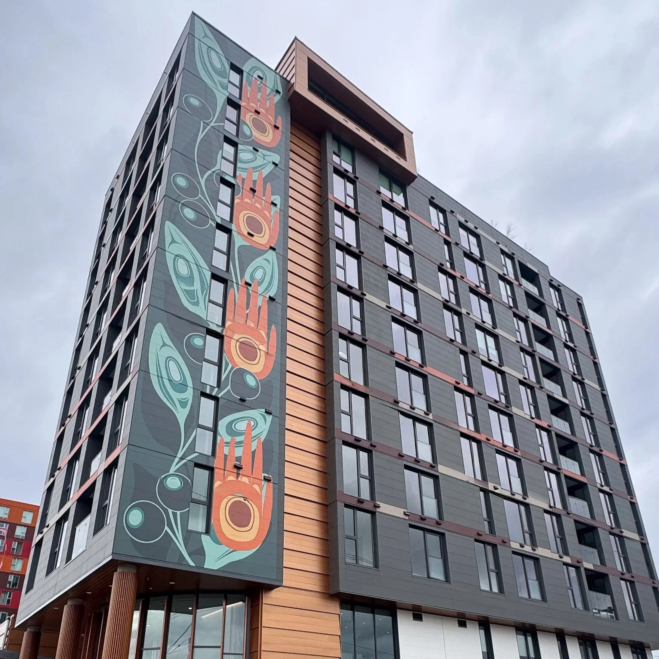 High-rise exterior cladding project in Vancouver
