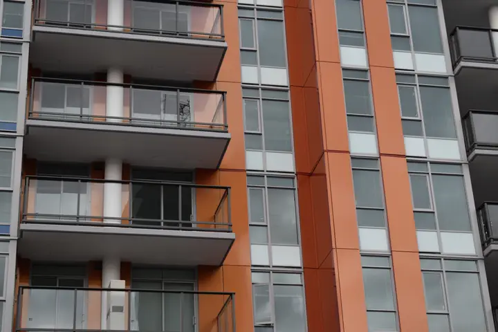 ACM & Composite siding — terraces composite facade system (Terraces, Burnaby)