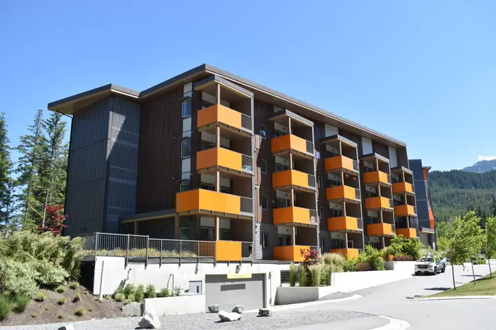 Fibre Cement siding — cloudburst court cementitious panels (Cloudburst Court, Whistler)