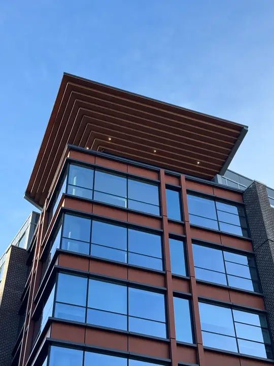 Fibre Cement siding — executive cementitious panel system bc (Executive on the Park, West Vancouver)