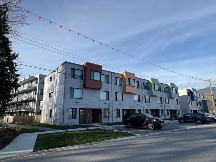Fibre Cement siding — xwmelchsten cementitious cladding detail (Xwmelch'sten Housing, West Vancouver)