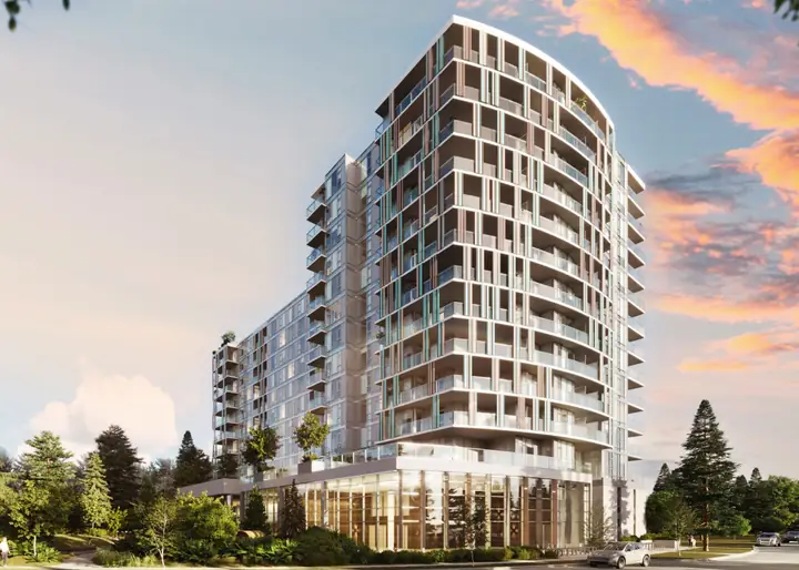 Talistar rendering — high-rise cladding project in progress by L2 Group in Richmond